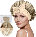 ZIMASILK 100% Mulberry Silk Bonnet for Sleeping Women Long Hair, Coffee by ZIMASILK
