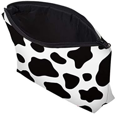 Deanfun Cosmetic Bag for Women Trendy Makeup Bags Organizer Travel Waterproof Toiletries Bag Accessories Cow Point Gifts (52558) - Image 3