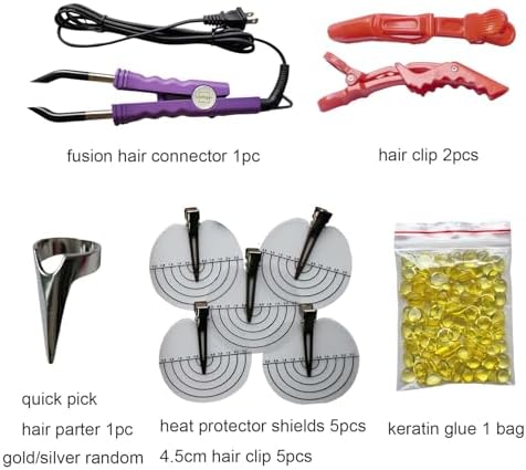 Keratin Hair Extension Tool Heat Set For Fusion Hair Extensions - Image 2