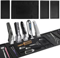 Magnetic Barber Mat for Clippers, Station Organizer with 5 Magnets by ASTONFOG