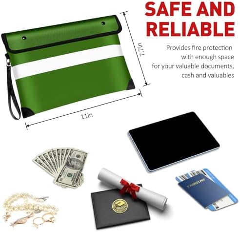 Vailoin 6200°F Fireproof Money Bag, 8 Layers of Heat Insulated Materials - Image 5