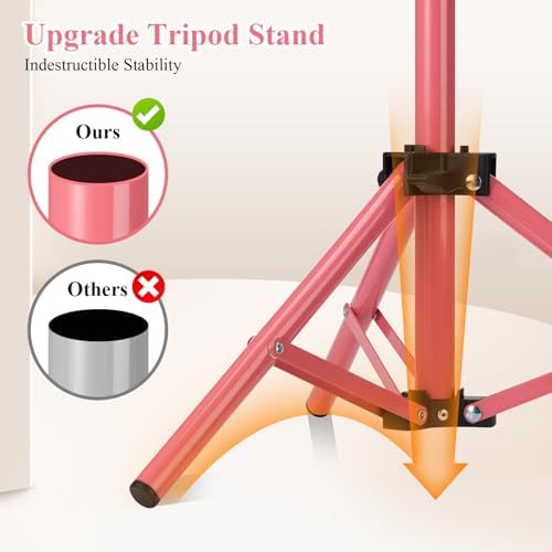 Braiding Hair Rack, 144 Pegs Braiding Rack Stand for Hair, 2-sided Height Adjustable Standing Hair Extension Holder with Stylist Hair Braiding Tools - Image 2
