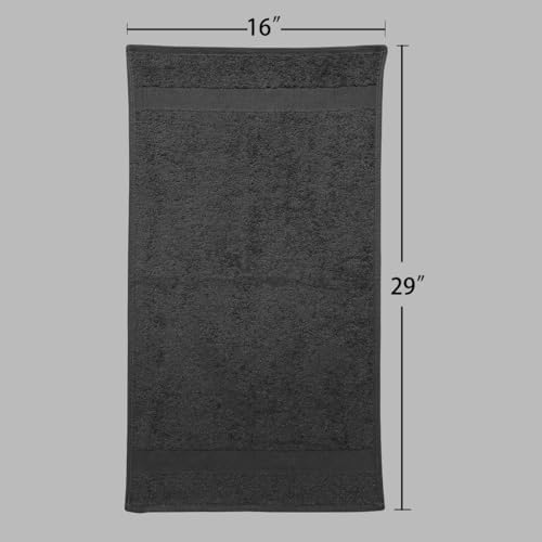 Fromm ColorSafe 100% Cotton Bleach Proof Salon Hair Towels, Black, 12-Pack - Image 6