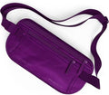 VENTURE 4TH Travel Money Belt, RFID Blocking Passport Holder - Sleek Purple by VENTURE4TH