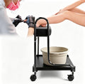 Elitzia 3-Height Pedicure Cart with PU Cushion Salon Spa Carts by ElitziaCare