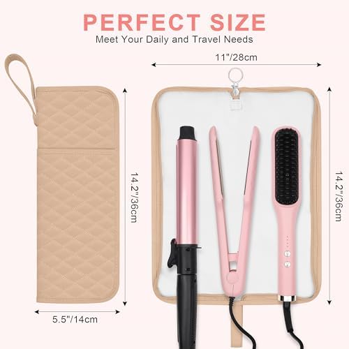 2-in-1 Heat Resistant Mat & Storage Bag for Hair Tools - Image 3