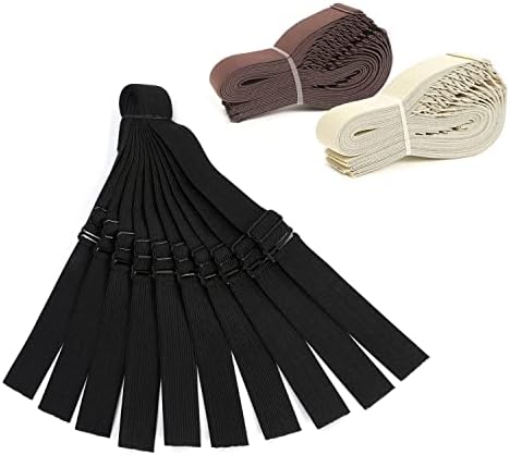 Adjustable Elastic Bands Straps For Wigs (Mixed/30pcs) by JIUSERLU