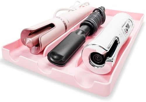 Hair Tool Organizer, 100% Food Grade Silicone, Up to 428F Heat Resistant, Hot Tools Organizer, Hair Styling Tools Organizer, 14.75" x 9.5" x 1" by PROBLEMFIXED