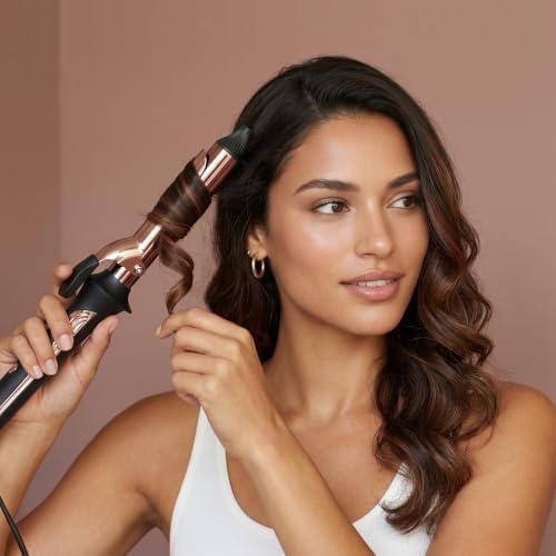 Rozamor 1 Inch Titanium Curling Iron with Clamp for Curls and Waves - Image 6