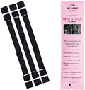 Milano Adjustable Elastic Wig Band with Hooks for Secure Fit & Comfort for Wigs and Lace Front Wigs - Wig Strap, Headband, & Wig Grip Accessories, Black by MILANOCOLLECTION