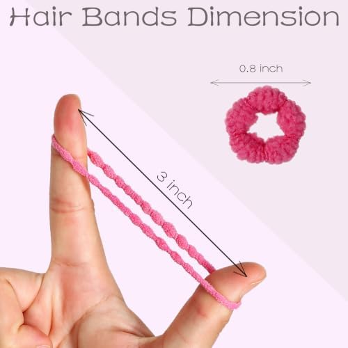 400PCS Baby Hair Ties,No Crease Small Hair Ties for Baby Girls Infants Toddlers,No Damage Elastic Hair Ponytail Holder Hair Accessories hair ties for little girls - Image 2