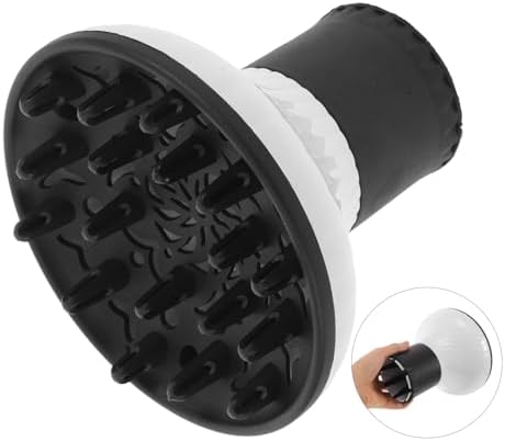 Ipetboom Universal Hair Diffuser Attachment for Curly Hair, White Large Blow Dryer Diffuser with Protective Nozzle, Travel-friendly Hairdryer Accessory for Styling and Volume - Image 7