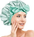 Silk Bonnet for Women,Adjustable Double Layer Sleep Cap by Doitory