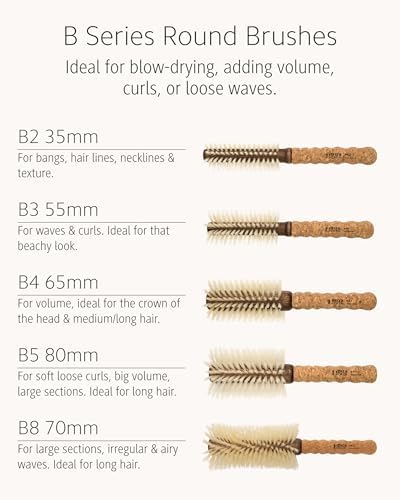Ibiza Hair - Boar Bristle Large Round Brush (B8-70mm) - Image 6
