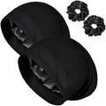Satin Bonnets for Sleeping Adjustable Silk Lined Bonnet Sleep Cap Hair Wrap by ROYBENS