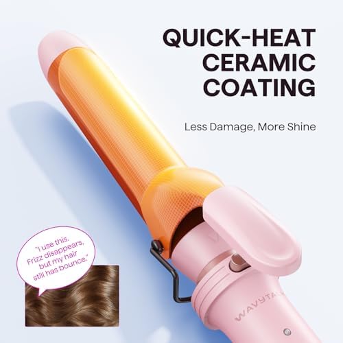 Wavytalk 3 in 1 Curling Wand Set with Heated Round Brush,Versatile Styling - Image 6
