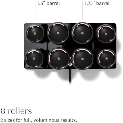 T3 - Volumizing Hot Rollers LUXE | Premium Hair Curler Set for Long Lasting Volume, Body & Shine | Set of 8-4 XL (1.75") & 4 Large (1.5”) - Image 3