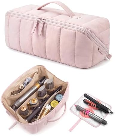 BAGSMART Hair Tool Travel Bag Compatible with Shark FlexStyle, Wide Open by BAGSMART