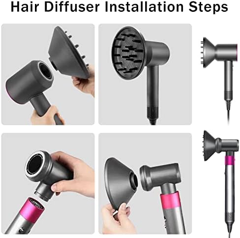 Hair Diffuser Attachment Nozzles for Dyson Supersonic Hair Dryer HD01 HD02 HD03 HD04 HD08 HD15 Tools Accessaries Parts - Image 5