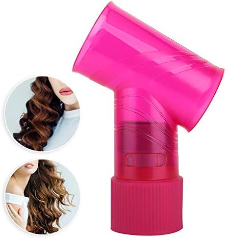 Professional Hair Dryer Diffuser Curly Blow Dryer Hairdressing Styling Accessory Unique Structure Quick Drying Heat Protection For Permed Wavy Curly Hair Black Blue Purple Pink (Pink) - Image 4