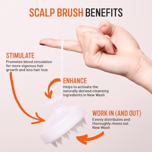 Hairstory Massaging Silicone Scalp Brush for Shampoo and Scalp Care - Image 4