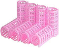 8 Pcs Plastic Hair Rollers Home DIY Hair Styling Tools Pro Salon Portable Curlers Clips for Women Ladies(Big Size) by Wendy+Mall