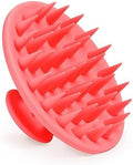 Meartchy Silicone Scalp Massager Shampoo Brush, Scalp Brush for Hair Growth & Dandruff Removal, Hair Scrubber Scalp Stimulator Exfoliator Brush with Soft Bristles for Wet Dry Scalp Care (Rose Red) by Meartchy