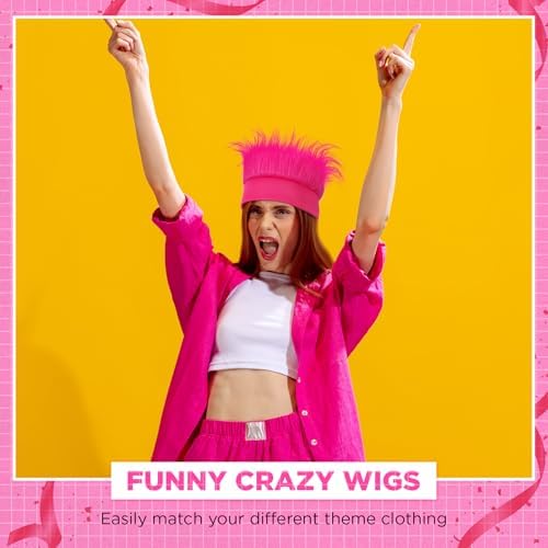 Crazy Wig Hairy Headband Hat - Image 6
