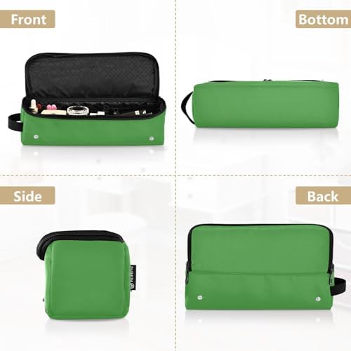 Hair Tools Travel Bag with Heat Resistant Mat Detachable 2-in-1 Curling Iron Travel Case Hot Tools Organizer for Straightener Flat Iron Dark Green - Image 5