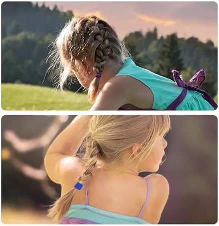 Baby Hair Ties, Elastic Hair Bands for Girls Kids, Toddler Ponytail Holders - Image 5