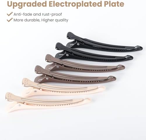 AIMIKE Neutral Hair Clips for Styling Sectioning, Duckbill Clips for Women - Image 2