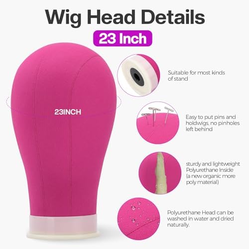 Neverland Beauty & Health Wig Stand with Head Wig Head Mannequin Head - Image 2
