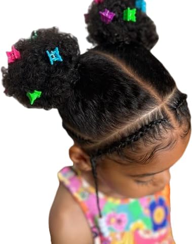 2Packs Kids Ponytail Afro Puff Kinky Coily Hair Bun For Girls 4Inch - Image 5