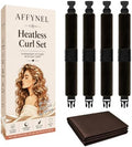 Heatless Curls Overnight, Blowout Rods Hair Curler to Sleep in 5PCS by Unknown