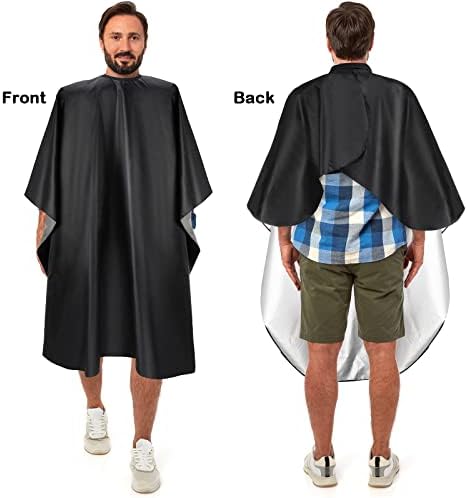 Foaincore 20 Pack Professional Hair Cutting Salon Nylon Cape Barber Styling Hair Cape with Snap Closure - Image 3