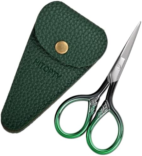 Small Sharp Scissors for Women Men Eyebrow Hair Beauty Grooming by HITOPTY