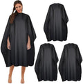 Black Professional Barber Cape Waterproof Hair Salon Cape with Metal Snap Closure Hair Cutting Cape by BSFHH