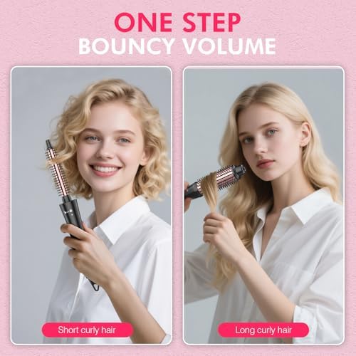 Curling Brush Set, Curling Iron Interchangeable 3 Barrel Wand Curler - Image 3