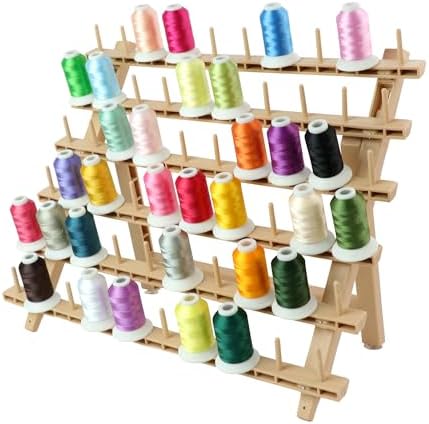 Laflare Braid Rack 60 Spools, PP Braiding Hair Stand, Thread Rack, Sewing Organizer, Quilting, Embroidery - Versatile Extension Holder - Image 4