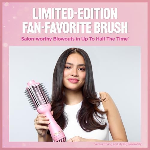 REVLON One-Step Volumizer Hair Dryer and Styler, 2.8 in Barrel, Pink Fizz - Image 3