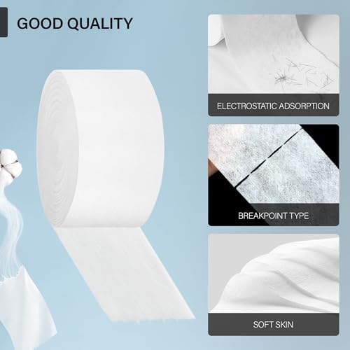Neck Strips Professional Non-Woven Fabric Tape - 100 Count Electrostatic Adsorption Disposable Haircut Paper Neck Band for Barbers and Hairstylists Salon Accessories - Image 3