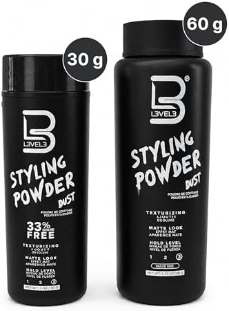 L3 Level 3 Hair Texture Powder for Men, Volume, Natural Look, 60 g - Image 6
