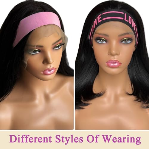 Wig Band and Lace Melting Band Set - Elastic Edge Wrap Bands to Keep Lace Front Wigs in Place and Lay Edges (5 Piece Set, Pink+Pinklove+Leopard) - Image 4