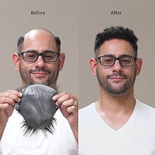 Lordhair Mens Hair System, 8x10 inch, 0.08mm Thin Skin Base, #220 - Image 4