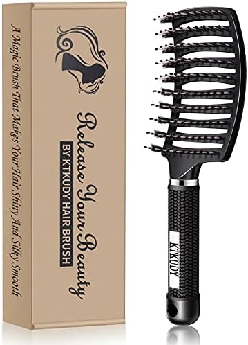 Pain-Free Detangling Brush for Women & Kids, Wet & Dry Hair, All Hair Types by KTKUDY
