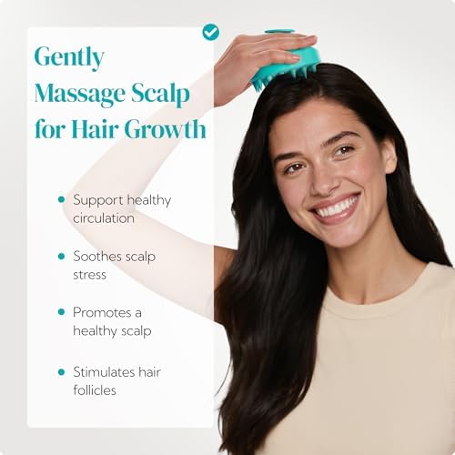HEETA 2-Pack Large Scalp Massager Scrubber Shampoo Brush for Hair Growth - Image 2