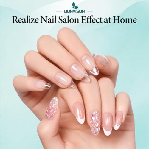LIONVISON Short Almond Nail Tips: 504PCS Matte Full Cover Fake Nails - Image 4