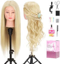 Cosmetology Practice Head with 80% Human Hair 26-28" #613 by Demides