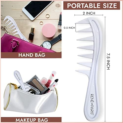 Wide Tooth Detangling Comb Hair Wig Lift Styling Tool - Image 6