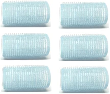 6-Pack Self-Grip Hair Rollers, 30mm-32mm (1"-1.2") Volume Curlers, Random Color - Image 2